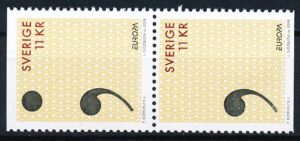 Sverige AFA 2573Co+2574Cn Postfrisk