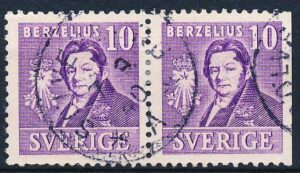 Sverige AFA 260Cv+260B Stemplet