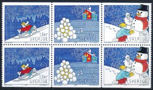 Sverige AFA 2610-2612 6-Stribe Postfrisk