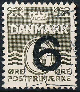 Danmark AFA 262a Stemplet