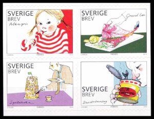 Sverige AFA 2721-2724 4-Blok Postfrisk
