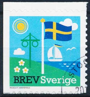 Sverige AFA 2741Cv Stemplet