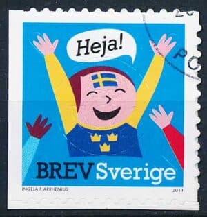 Sverige AFA 2743CV Stemplet