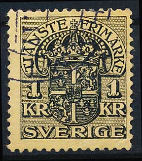 Sverige Tjenestemærker AFA 28 Stemplet