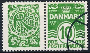 Danmark Reklamemærker 28 Stemplet