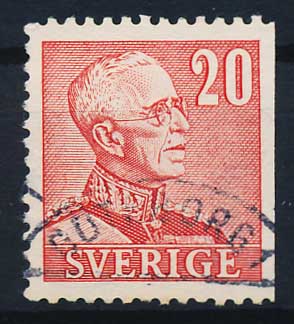 Sverige AFA 282Ch Stemplet