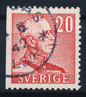 Sverige AFA 282Cv Stemplet