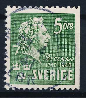 Sverige AFA 283Ch Stemplet