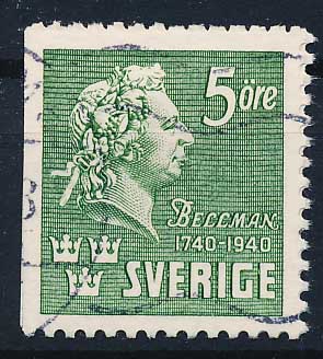 Sverige AFA 283Cv Stemplet