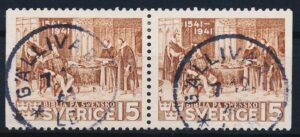 Sverige AFA 287Cv+287Ch Stemplet