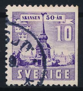 Sverige AFA 289Ch Stemplet
