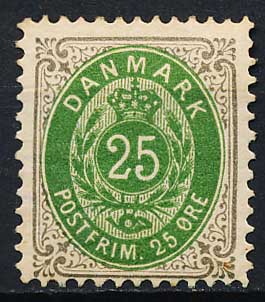 Danmark AFA 29By Ubrugt