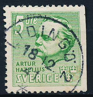 Sverige AFA 292Ch Stemplet