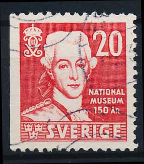 Sverige AFA 297Cv Stemplet