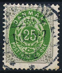 Danmark AFA 29Cy Stemplet