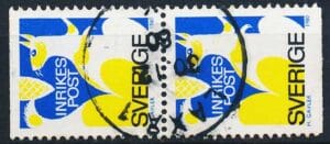 Sverige Rabatmærker AFA 02Co+2Cn Stemplet