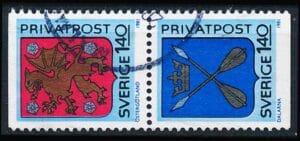 Sverige Rabatmærker AFA 03Co+5Cn Stemplet