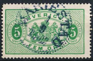 Sverige Tjenestemærker AFA 03B Stemplet