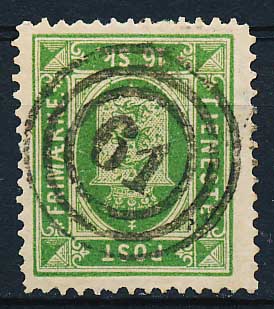 Danmark Tjenestemærke AFA 03 Stemplet