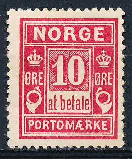 Norge Portomærker AFA 03 Ubrugt