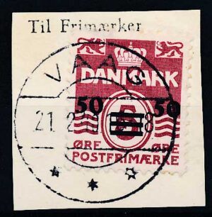 Færøprovisorium AFA 5B Brevstykke