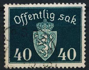 Norge Tjenestemærker AFA 030 Stemplet