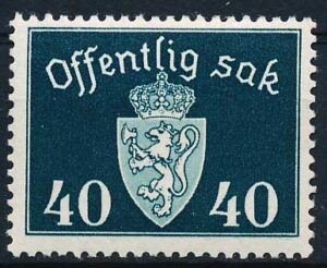 Norge Tjenestemærker AFA 030 Postfrisk