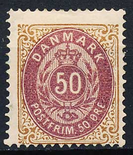 Danmark AFA 30 Ubrugt