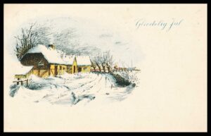 Danmark Postkort Julekort