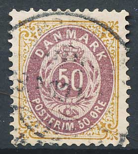 Danmark AFA 30By Stemplet