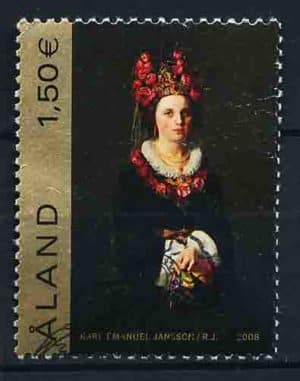 Åland AFA 301 Stemplet