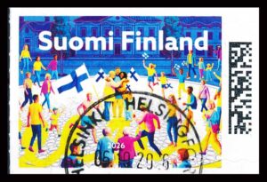 Finland AFA 3017 Stemplet