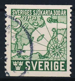 Sverige AFA 310 Stemplet
