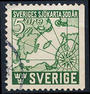 Sverige AFA 310Ch Stemplet