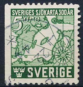 Sverige AFA 310Cv Stemplet