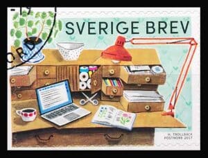 Sverige AFA 3125 Stemplet