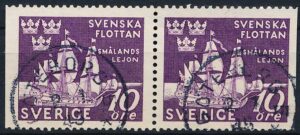 Sverige AFA 312Cv+312Ch Stemplet