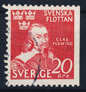 Sverige AFA 313Ch Stemplet