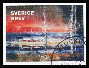 Sverige AFA 3157 Stemplet