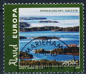 Åland AFA 316 Stemplet