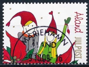 Åland AFA 318 Stemplet