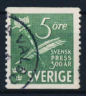 Sverige AFA 318 Stemplet