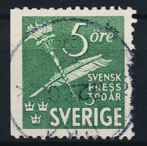Sverige AFA 318Cv Stemplet