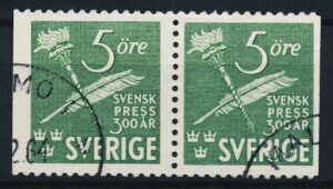 Sverige AFA 318Cv+318Ch Stemplet