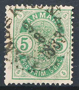 Danmark AFA 32 Stemplet