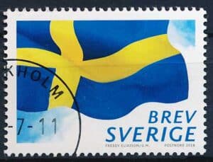 Sverige AFA 3205A Stemplet