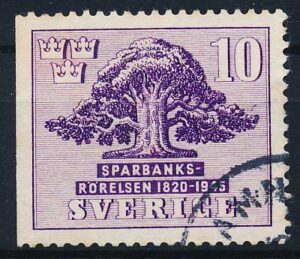Sverige AFA 322 Stemplet