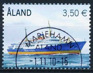 Åland AFA 326 Stemplet