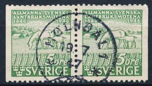 Sverige AFA 327Cv+327Ch Stemplet