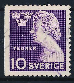 Sverige AFA 329Cv Stemplet